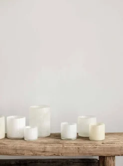 Portavelas Lyric XS, Linen (blanco)