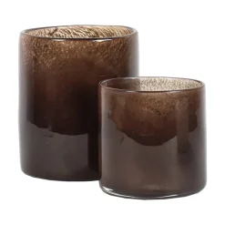 Portavelas Lyric XS, marrón oscuro
