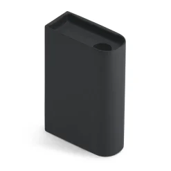 Portavelas Monolith medium, Black