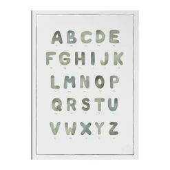 Póster The alphabet watercolour, 50x70 cm