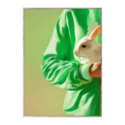 Póster White Rabbit, 30x40 cm
