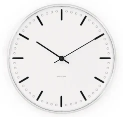Reloj AJ City Hall, Blanco, Ø21 cm