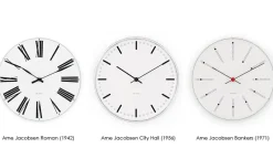Reloj AJ City Hall, Blanco, Ø21 cm