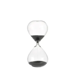 Reloj de arena Ball M 30 cm, negro