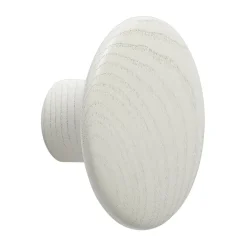 Set de 5 colgadores The dots, Off White