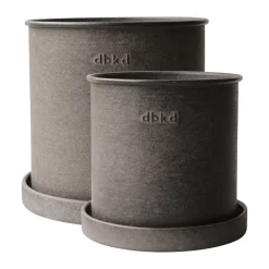 Set de 2 macetas Plant pot small, Brown