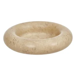 Soporte para velas Savi mármol Ø13,8 cm, Beige