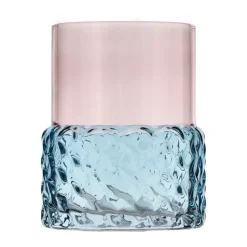 Soporte para velas Styles Ø7,7x10 cm, Azul-rosa