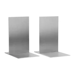 Soportes para libros Lager, 2-pack, Aluminium