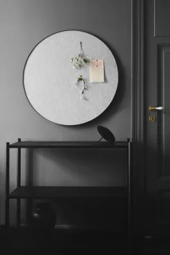 Tablero de notas Retell pinboard Ø80 cm, gris claro