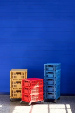 Tapa mediana Colour Crate, Golden yellow