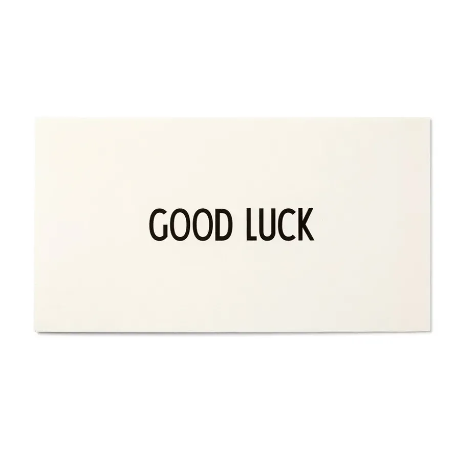 Tarjeta AJ Vintage ABC, Good Luck