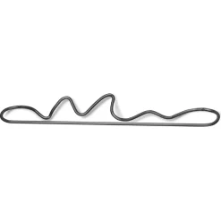 Toallero Curvature, latón negro