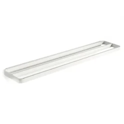 Toallero doble RIM 12x70 cm, White