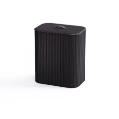 Tota Trio Luxe cesta de ropa 90 L, Black