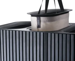 Tota Trio Luxe cesta de ropa 90 L, Black