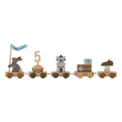 Tren de cumpleaños Alfi 39 cm, marrón