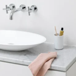 Vaso para cepillos de dientes ReNew Brabantia, blanco