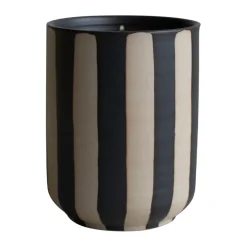 Vela aromática Burn 60 h, Stripe black