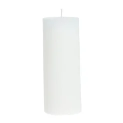 Vela Lissa Ø6x15 cm, Blanco