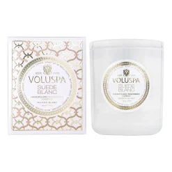 Vela perfumada Classic Maison Blanc 60 horas, Suede Blanc