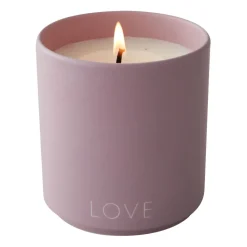 Vela perfumada Design Letters Ø8 cm, Love-lavender