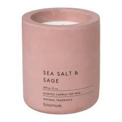 Vela perfumada Fraga 55 horas, Sal marina y Salvia-Rosa Marchita