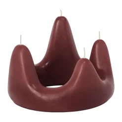 Vela Stala candle ring, Dark grape