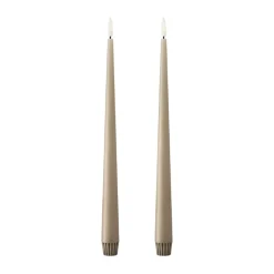 Velas LED ester & erik, 2-pack, 18 Nougat note , 30 cm