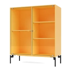 Vitrina Ripple II 69,6x82,2x30 cm, Acacia-ben black