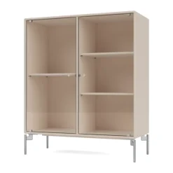 Vitrina Ripple II 69,6x82,2x30 cm, Clay-ben chrome