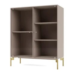 Vitrina Ripple II 69,6x82,2x30 cm, Mushroom-ben brass