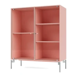 Vitrina Ripple II 69,6x82,2x30 cm, Ruby-ben chrome