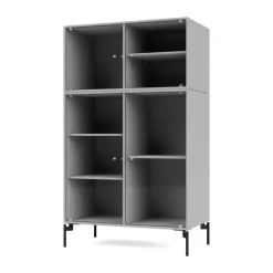 Vitrina Ripple III 69,6x117,6x38 cm, Fjord-ben black