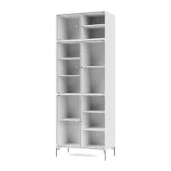 Vitrina Ripple IV 69,6x187,2x38 cm, NewWhite-ben chrome