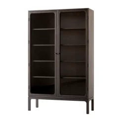 Vitrina Trace SC88 120x192x40 cm, Dark stained oak