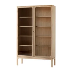 Vitrina Trace SC88 120x192x40 cm, Natural naturalal oak